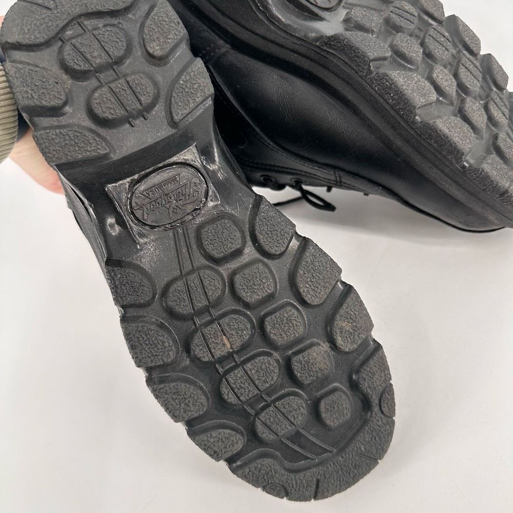 Thorogood Womens Leather Double Track Oxford Softstreet Work Shoes Black Size 8W - Picture 8 of 9